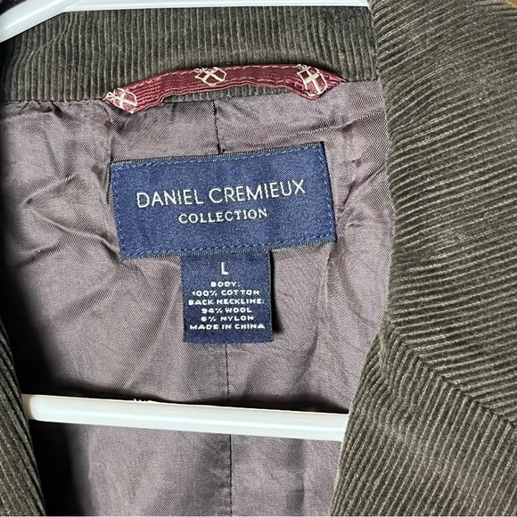 Daniel Cremieux Brown Corduroy Sport coat blazer Large - Picture 2 of 11
